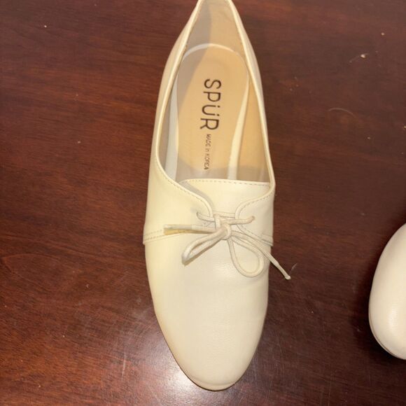 Women's Pointed Toe Faux Leather Flats Oxfords Casual Work Walking 7 M Korean - Picture 4 of 9